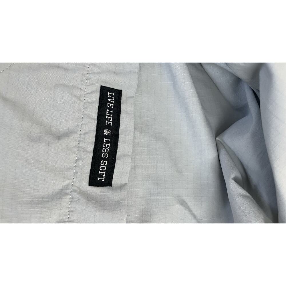 Alaskan Hardgear Vented Roll Tab Fishing Shirt Duluth Trading Gray Men 2XL Tall - Picture 8 of 9